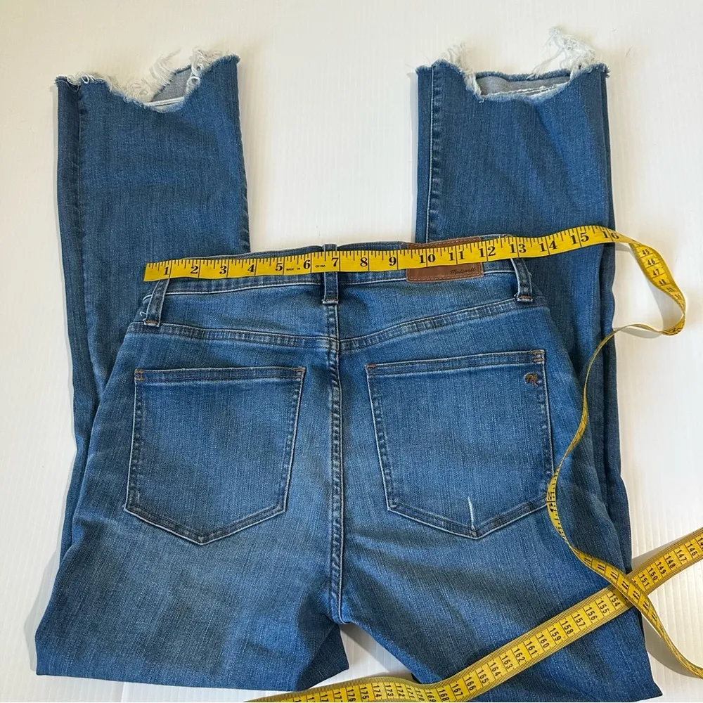 Madewell Cali Demi Boot Jeans Bronson Wash Button Front Edition, 26 - Image 8