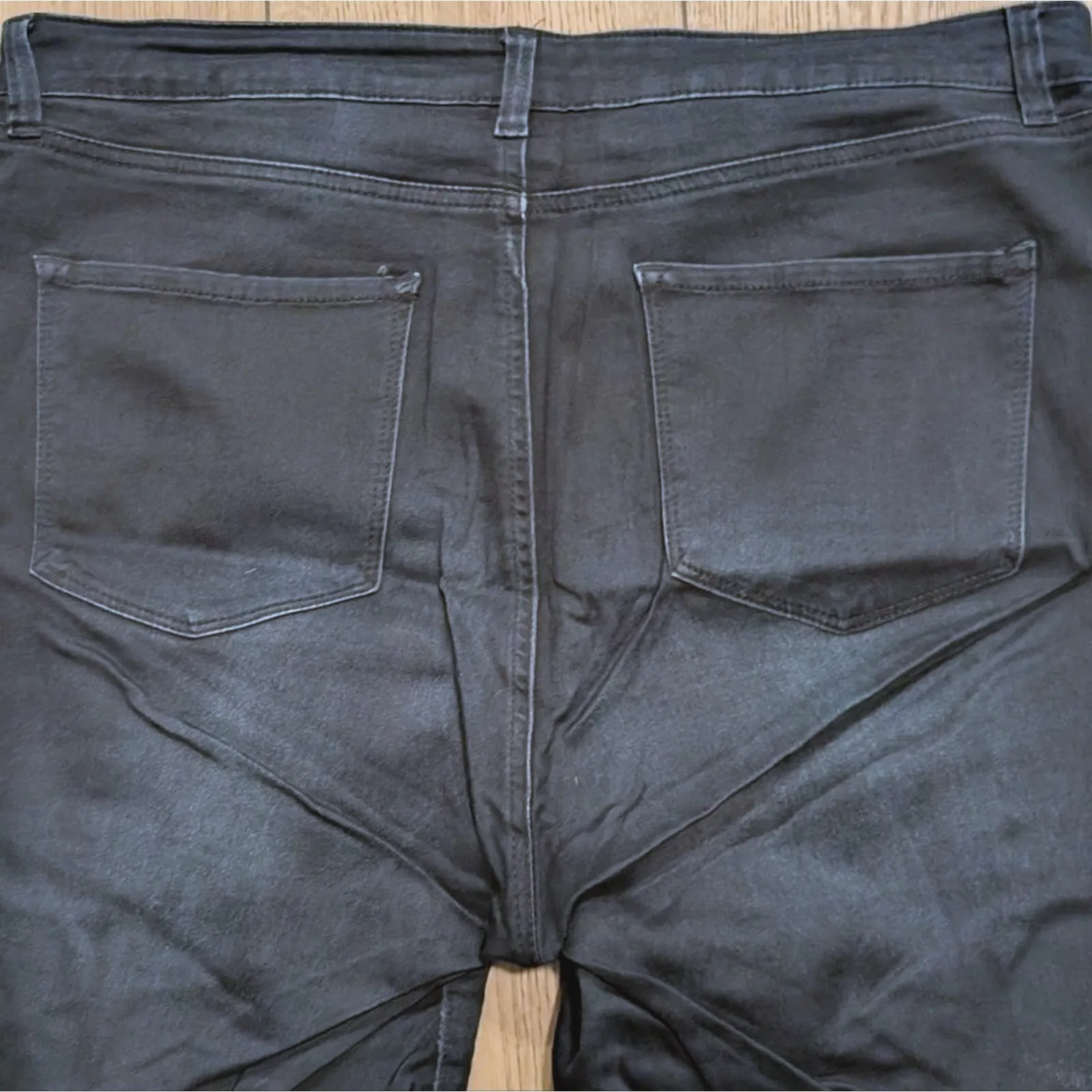 Refuge + Plus 18 Jeans Skinny Leg Stretch Dark‎ Faded Wash Denim - Image 3