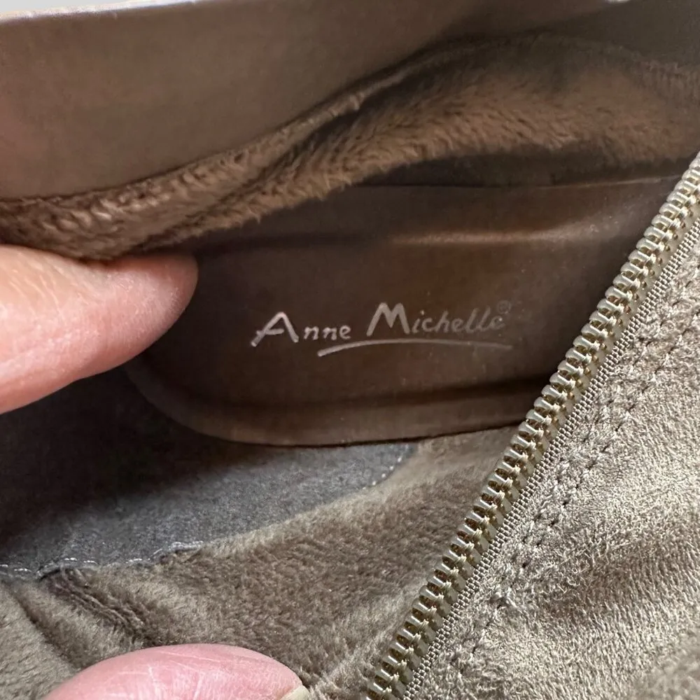 Unbranded Womens Taupe Suede Over - Image 7