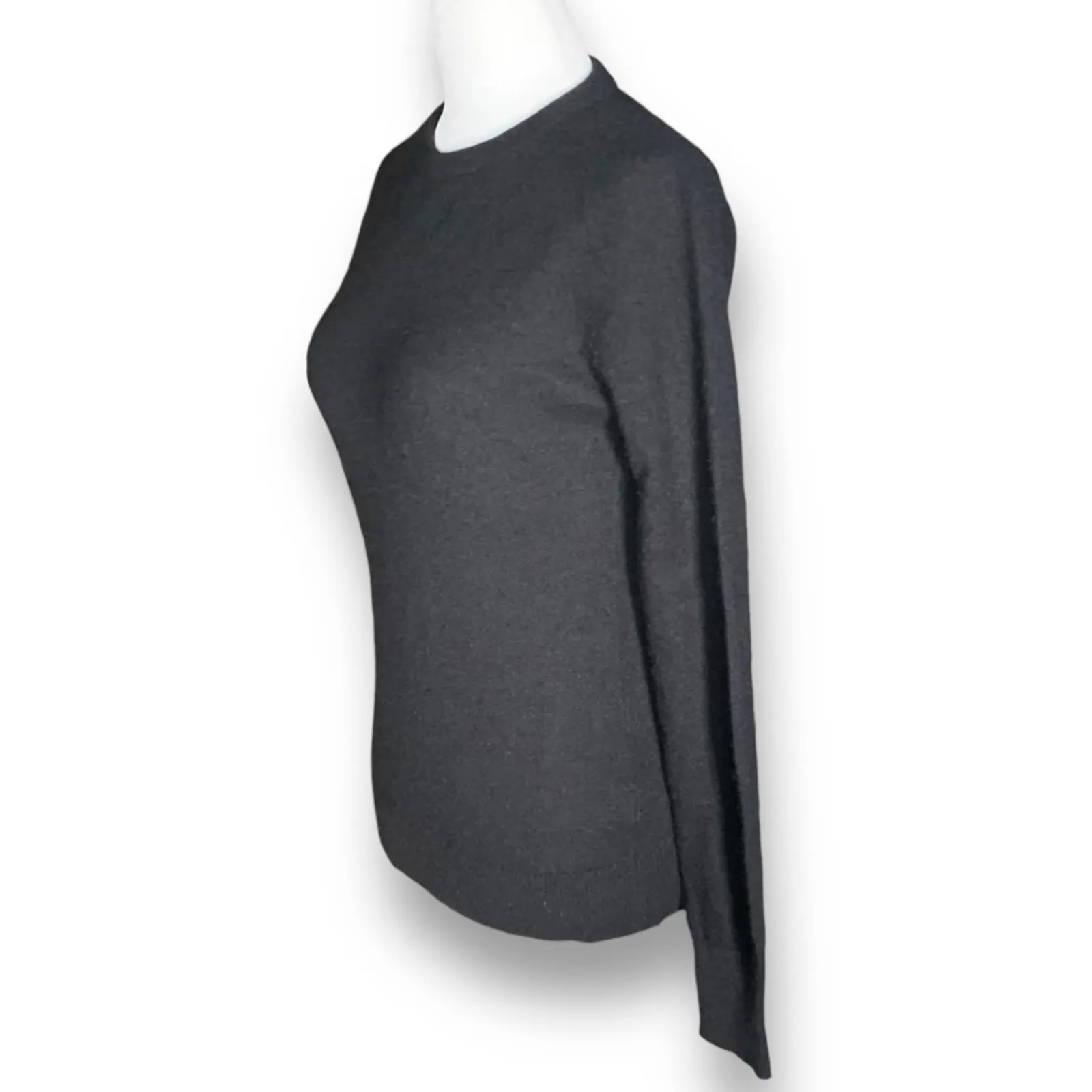 Equipment Sloane Cashmere Crewneck Sweater Black XS Minimal Classic Winter - Image 3