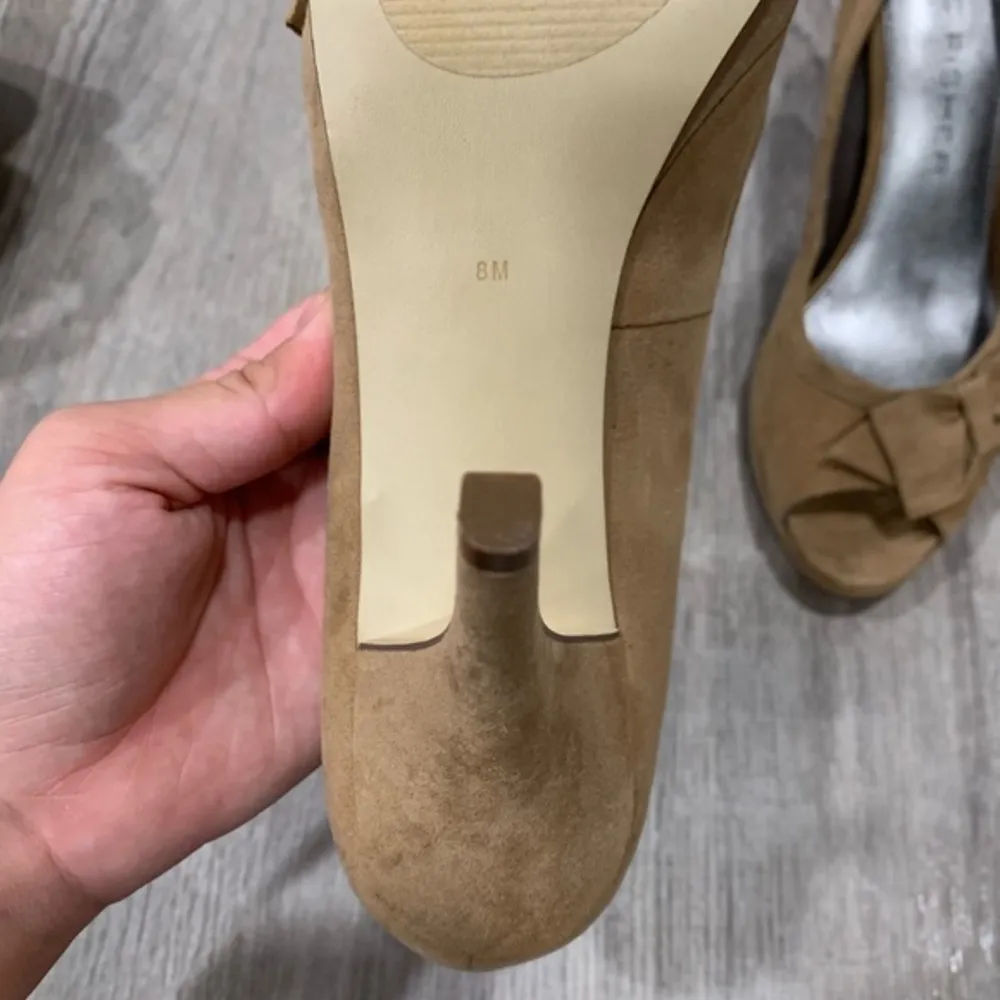 Marc Fisher  Suede Brown Heels - Image 3