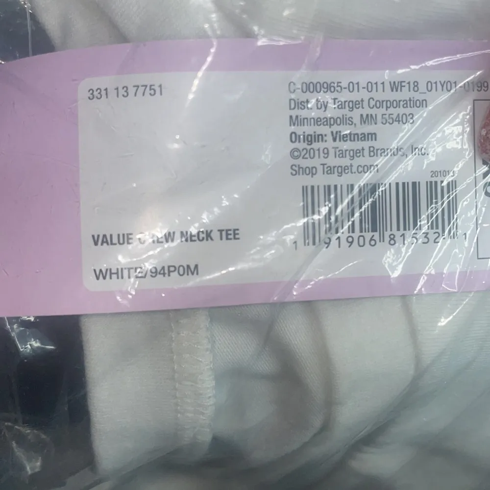 NWT WILD FABLE Crew Neck Tshirt Boxy White Cotton short sleeve size 3X - Image 5