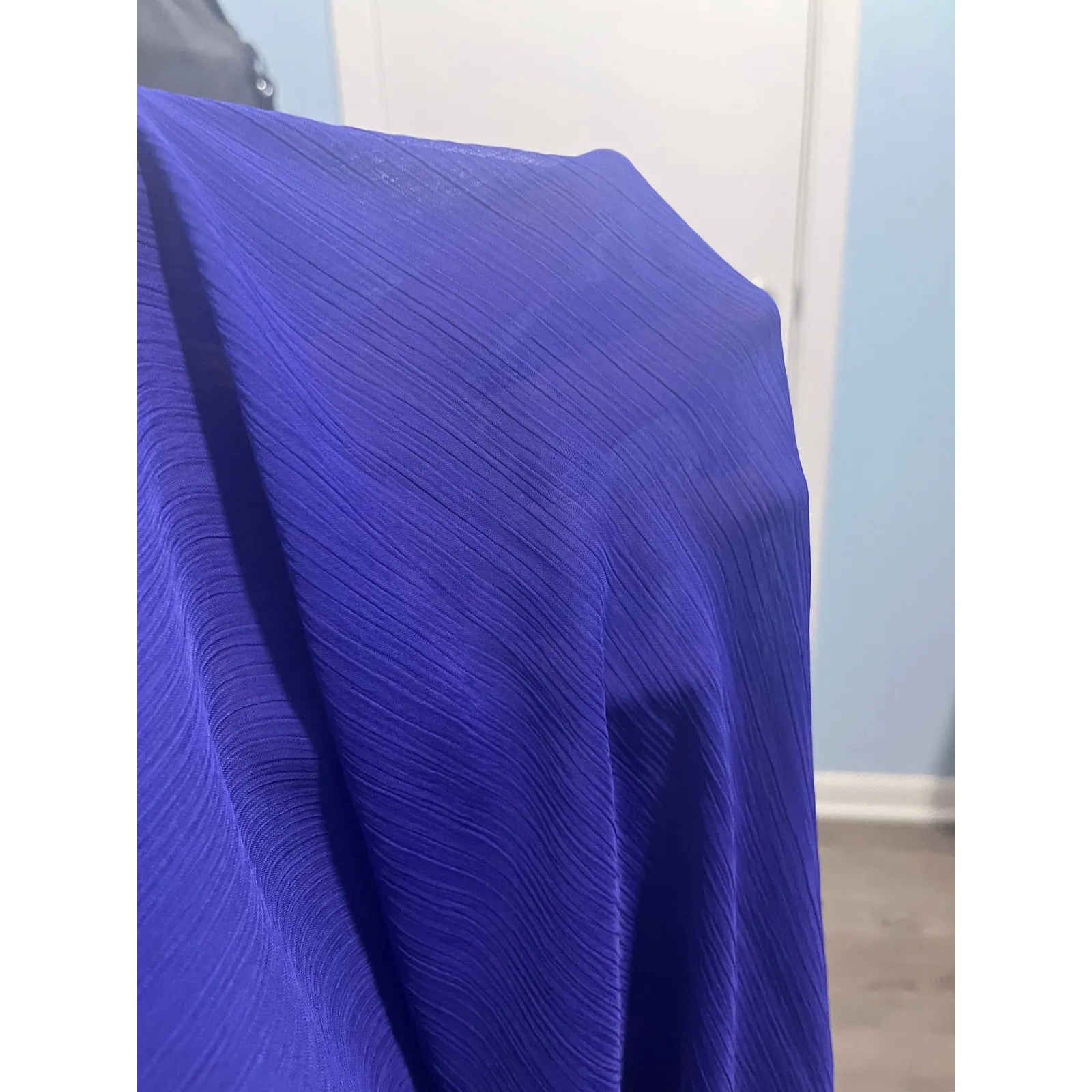 Ursula of Switzerland 3 Piece Pant Suit 18W Purple Sheer Chiffon Gauzy Wedding - Image 14