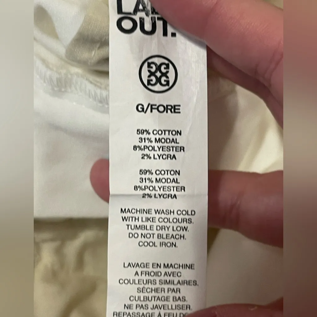 G/FORE Women's White 5 Pocket Slim Fit Pants with Stretch Golf Active Size 4 - Image 12