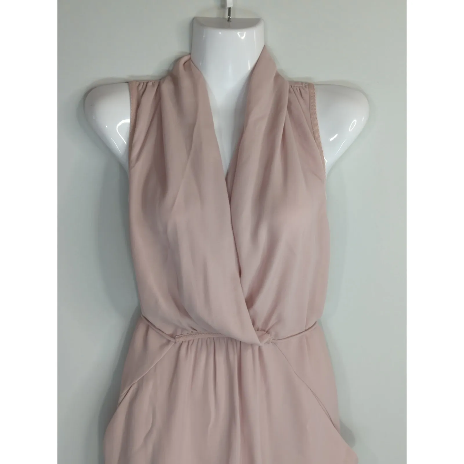 Aritzia Wilfred Blush Pink Sabine Faux Wrap Dress Womens Small Outdoor Causal‎ - Image 3