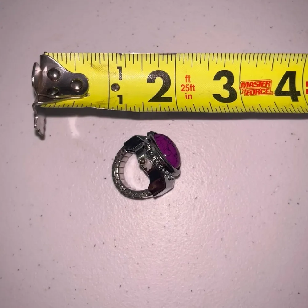 NWOT Bozhi Beaded Locket Quartz Analog Watch Adjustable Ring Silver - Image 8