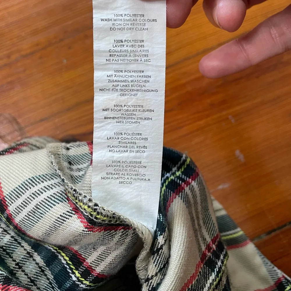 Nasty Gal Checking Out High Waisted Plaid Trouser Pants - Size 4 - Image 8