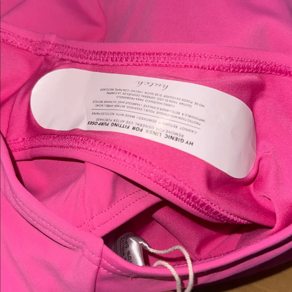 NWT Anthropologie X Hutch Dita Bow One Piece Swimsuit Size X- Small Pink - Image 10