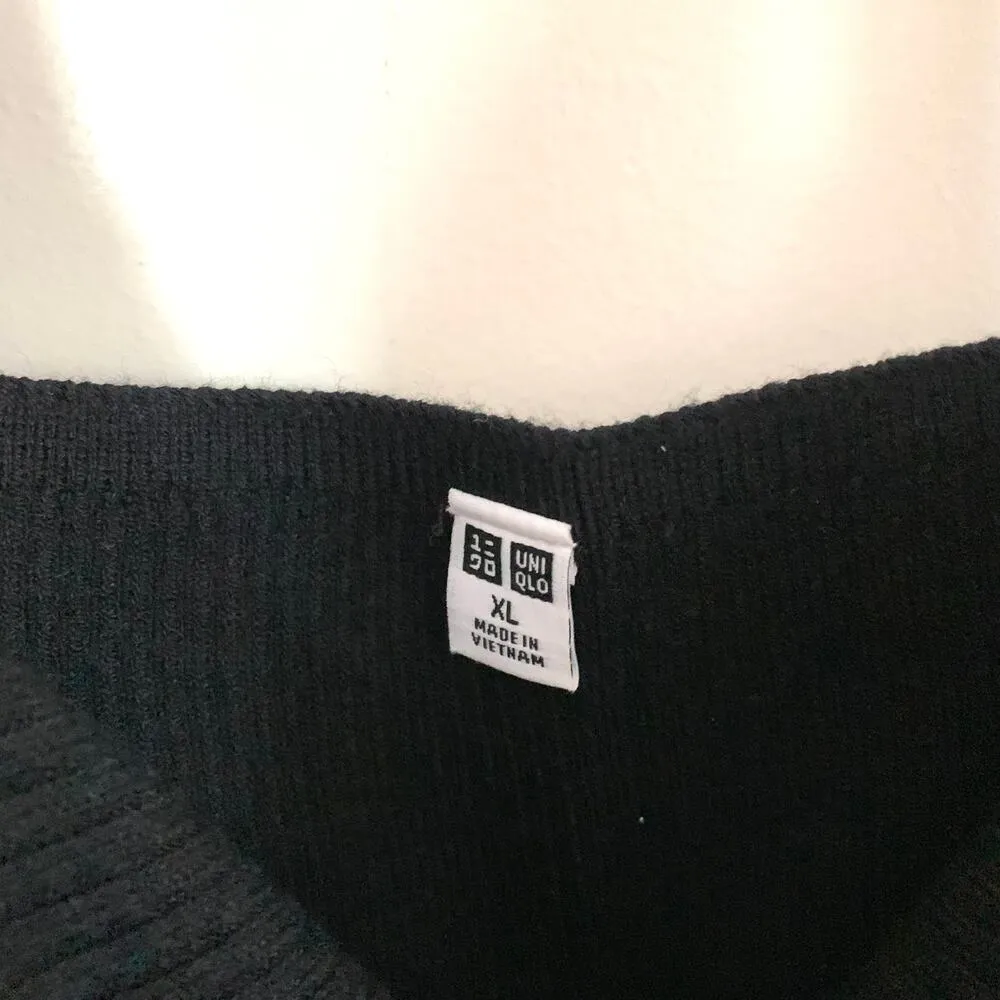 Uniqlo Washable Knit Ribbed Camisole Top in Black - Image 6