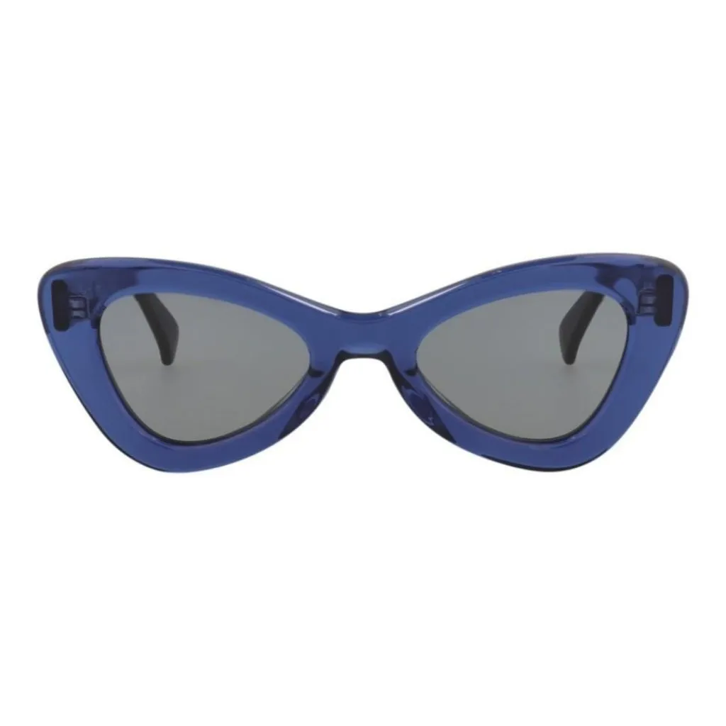 Kenzo Womens Cat Eye Blue Blue Smoke Fashion Designer Eyewear - Image 2