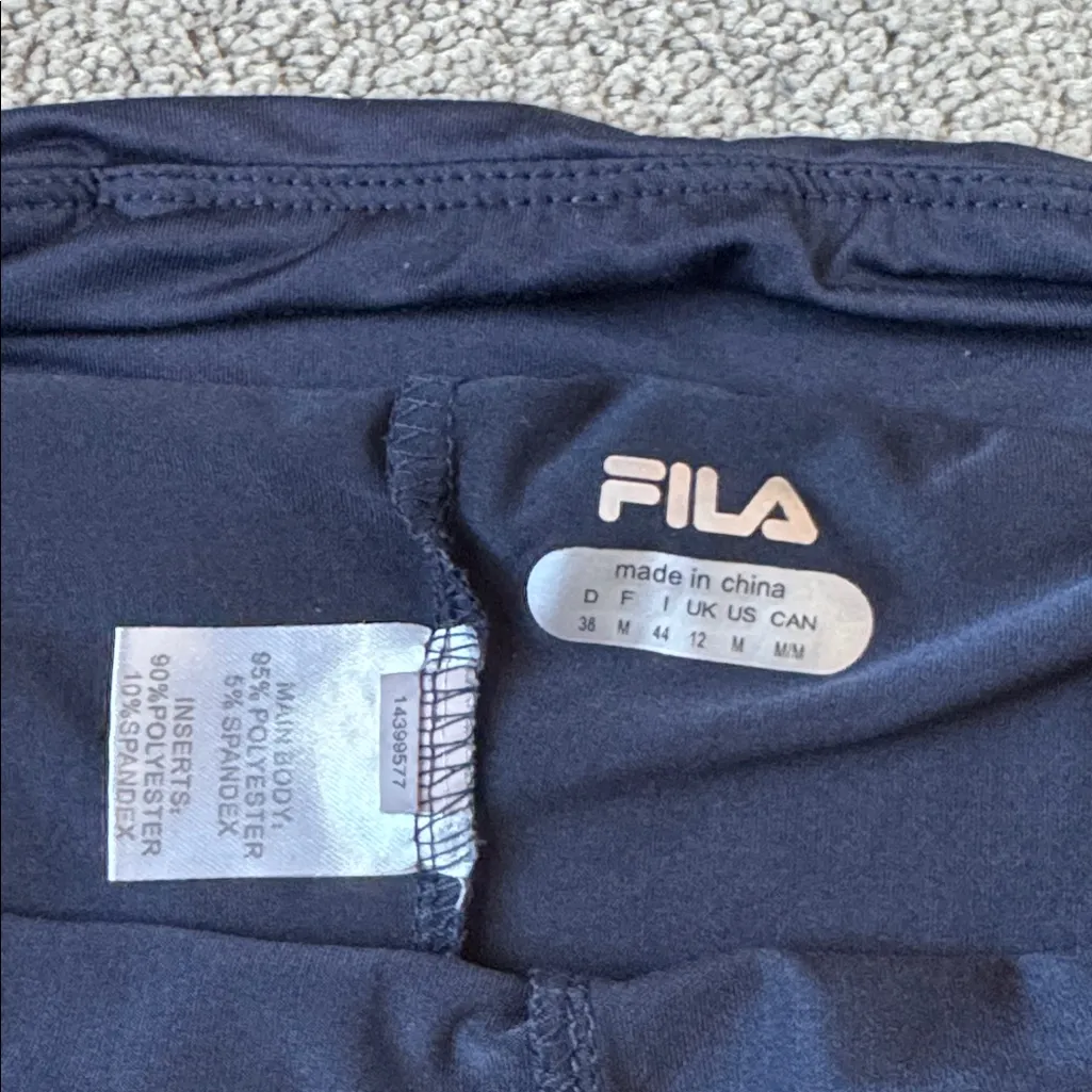 Fila Navy Tennis Skort SIZE M - Image 2