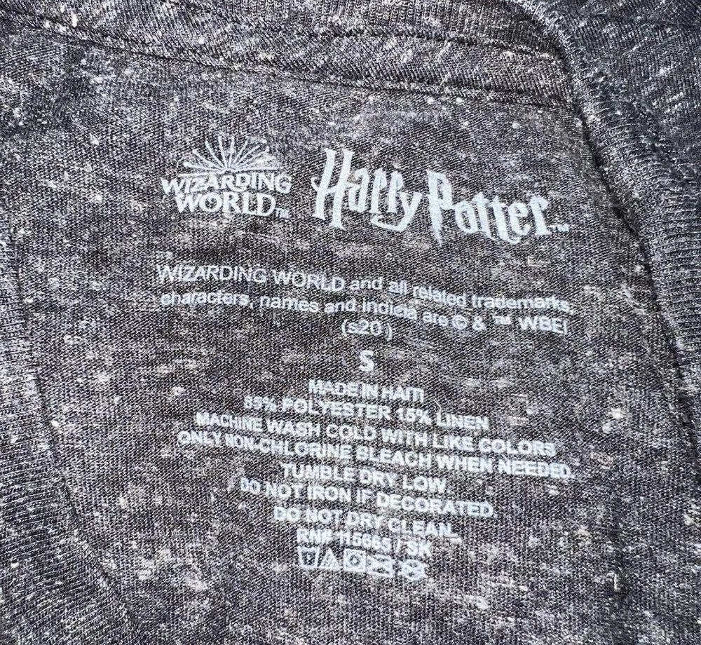 Universal Studios Wizarding World OF Harry Potter T-shirt Womens S Charcoal Gray - Image 4