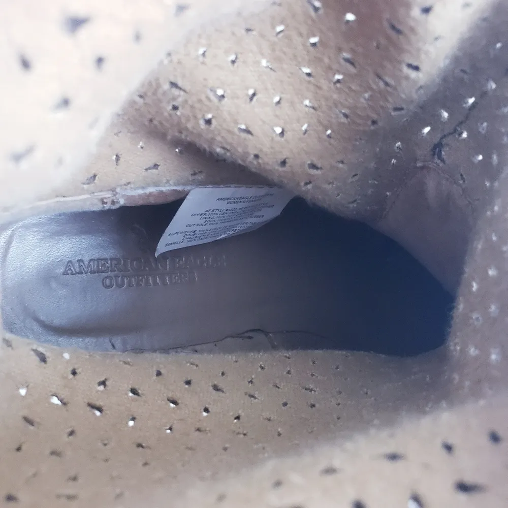 American Eagle Outfitters Perforated Ankle Boots - Image 6