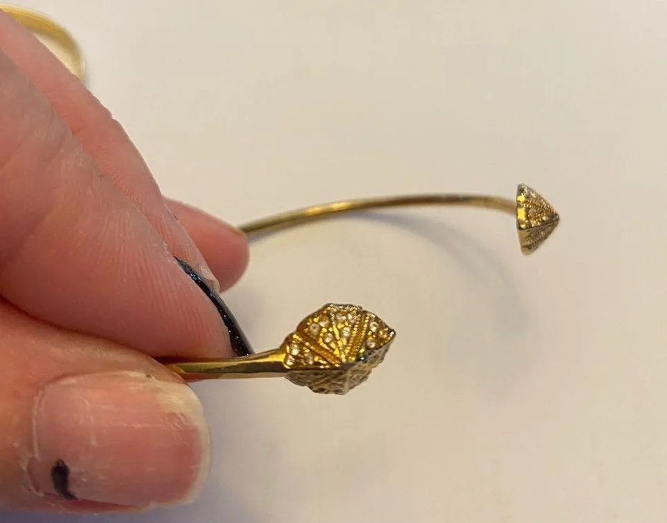 Set of Three Gold Bracelets- Stella and Dot and Monet - Image 4