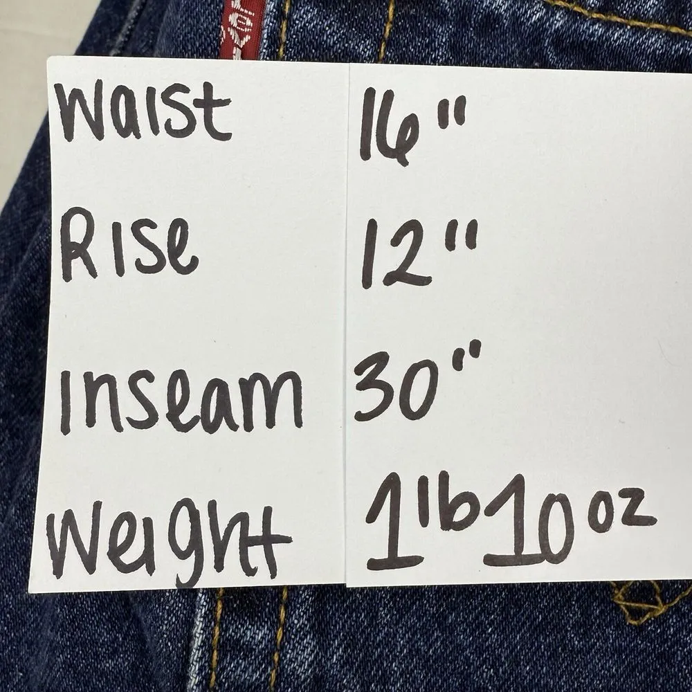 Vintage Levis 32x30 14 512 Slim Tapered Jeans Made In USA Classic Denim Mom Jean - Image 8