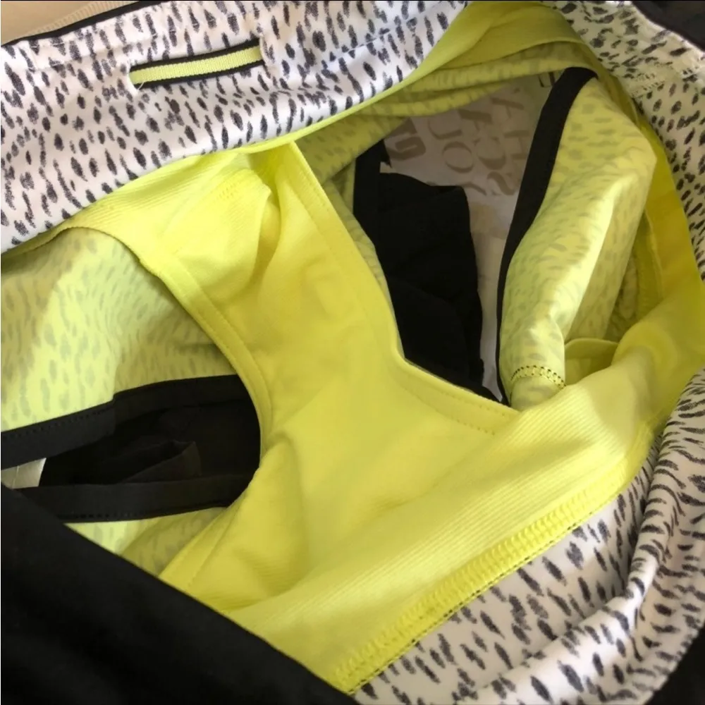 Lululemon Yellow Speckle Speed Shorts 6 Small - Image 8