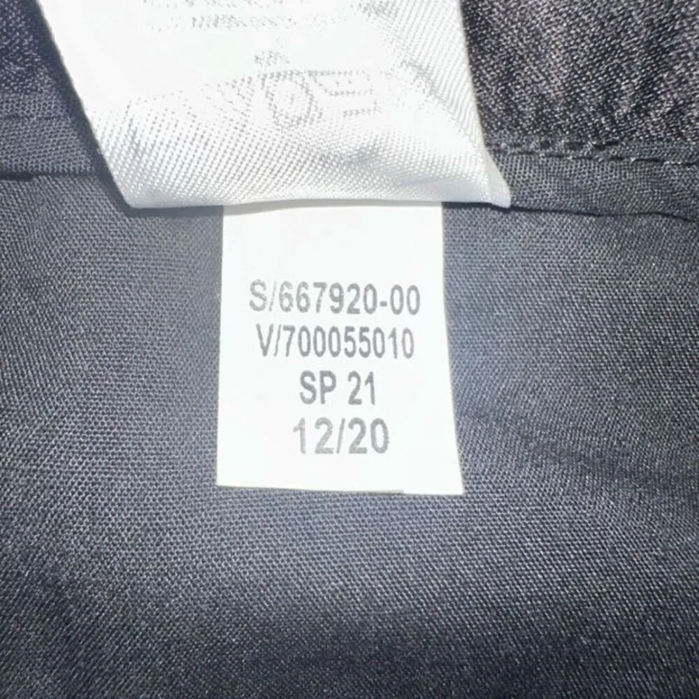 Banana Republic  NWT Silky 4" Black Tie Waist Mid Rise Tailored Shorts Size 10 - Image 5