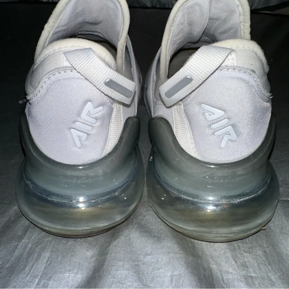 Nike Air Max 270 Extreme (GS) Shoes CI1108-100 Size 8.5 Women's = 7 Youth White - Image 9