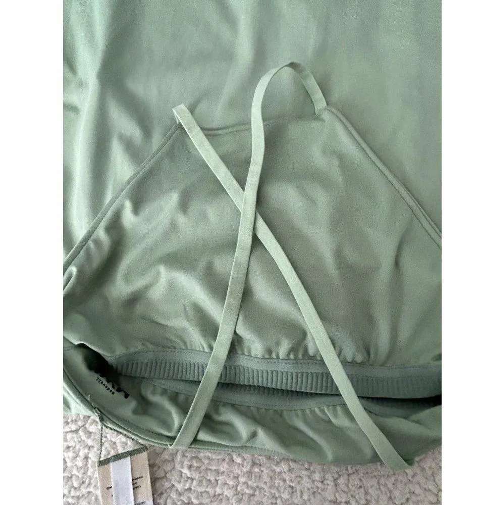 Madewell Flex Fitness Dress w/Built in Shorts Tennis Pickle Ball Green Size M - Image 5