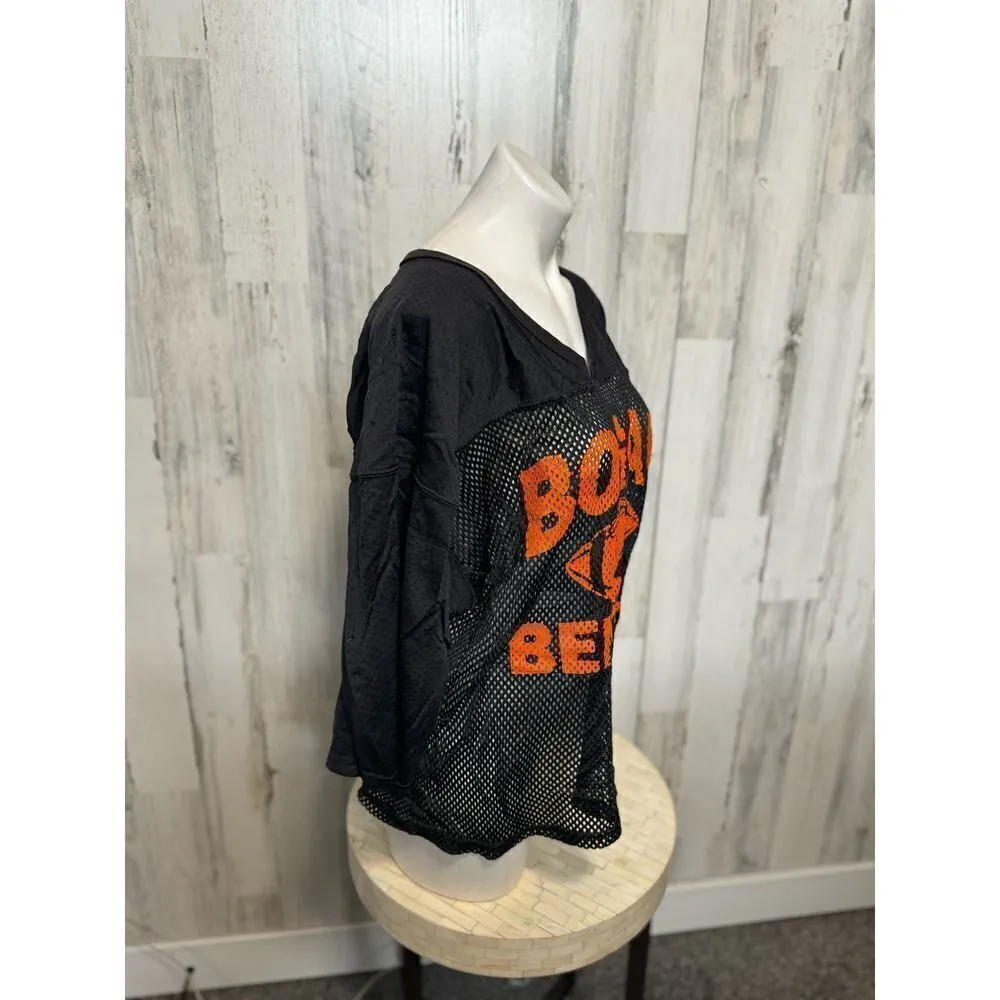 Fishnet top Black Size XL - Image 2