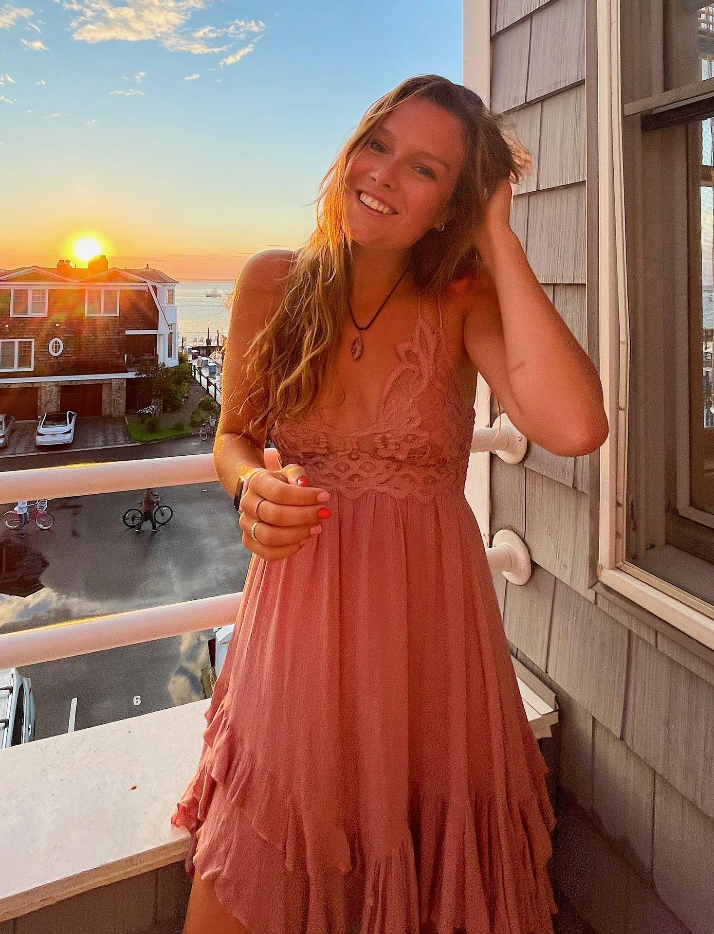 Adella Lace Mini Dress - Image 2