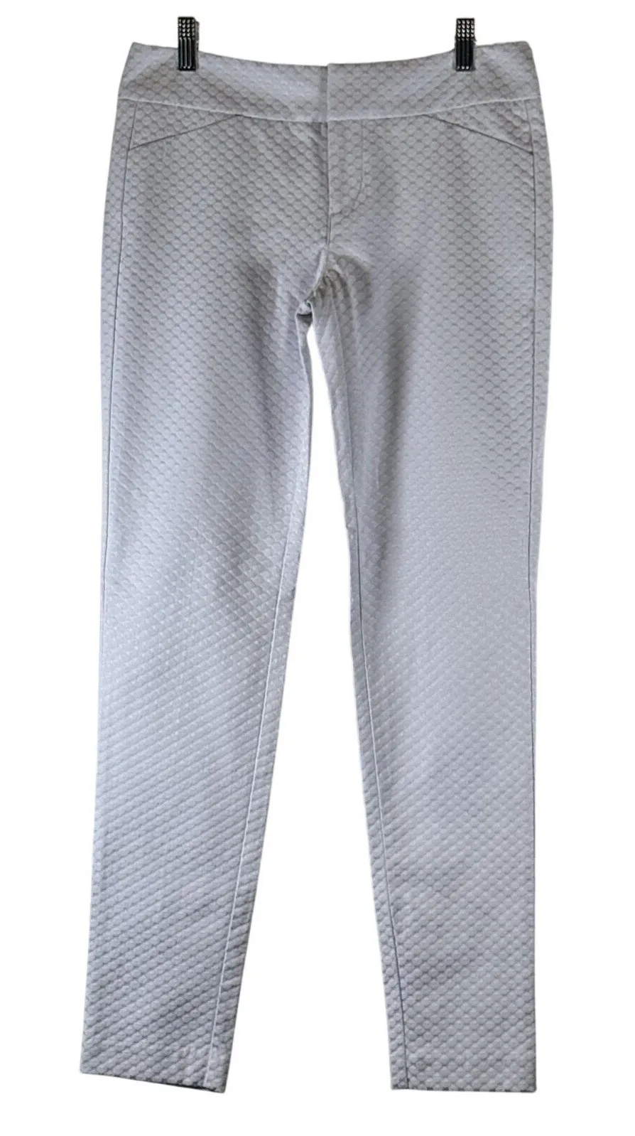 Ecru Women's Beck Pants Skinny Straight Leg Pastel Blue Mid Rise Casual Crop 2 # - Image 1