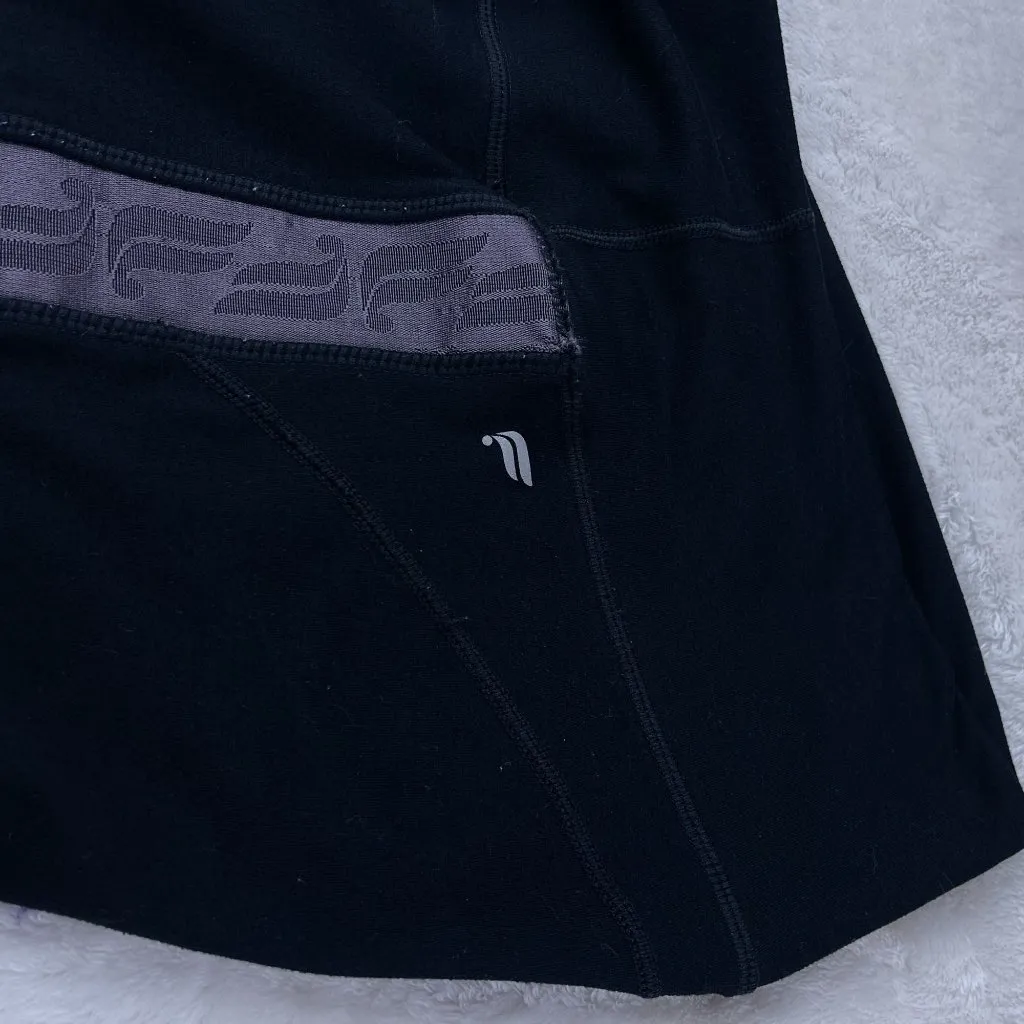 Fabletics Define PowerHold High-Waisted 7/8 Legging Womens‎ M Black Shadow Logo - Image 12