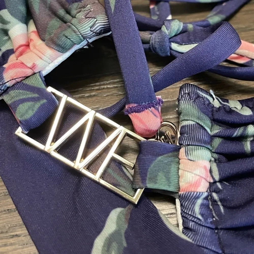 WILDFOX  
🦊💋 NWT SET Wildfox Gypsy Flowers Vintage Rare Bikini - Image 12