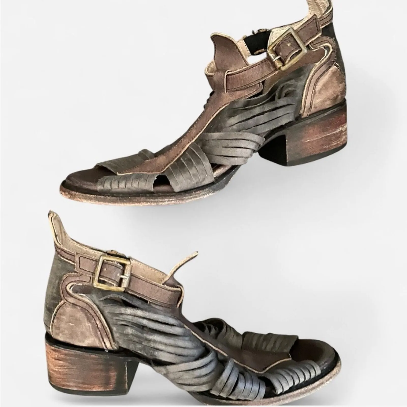 Freebird Arrow leather boho sandals - Image 4