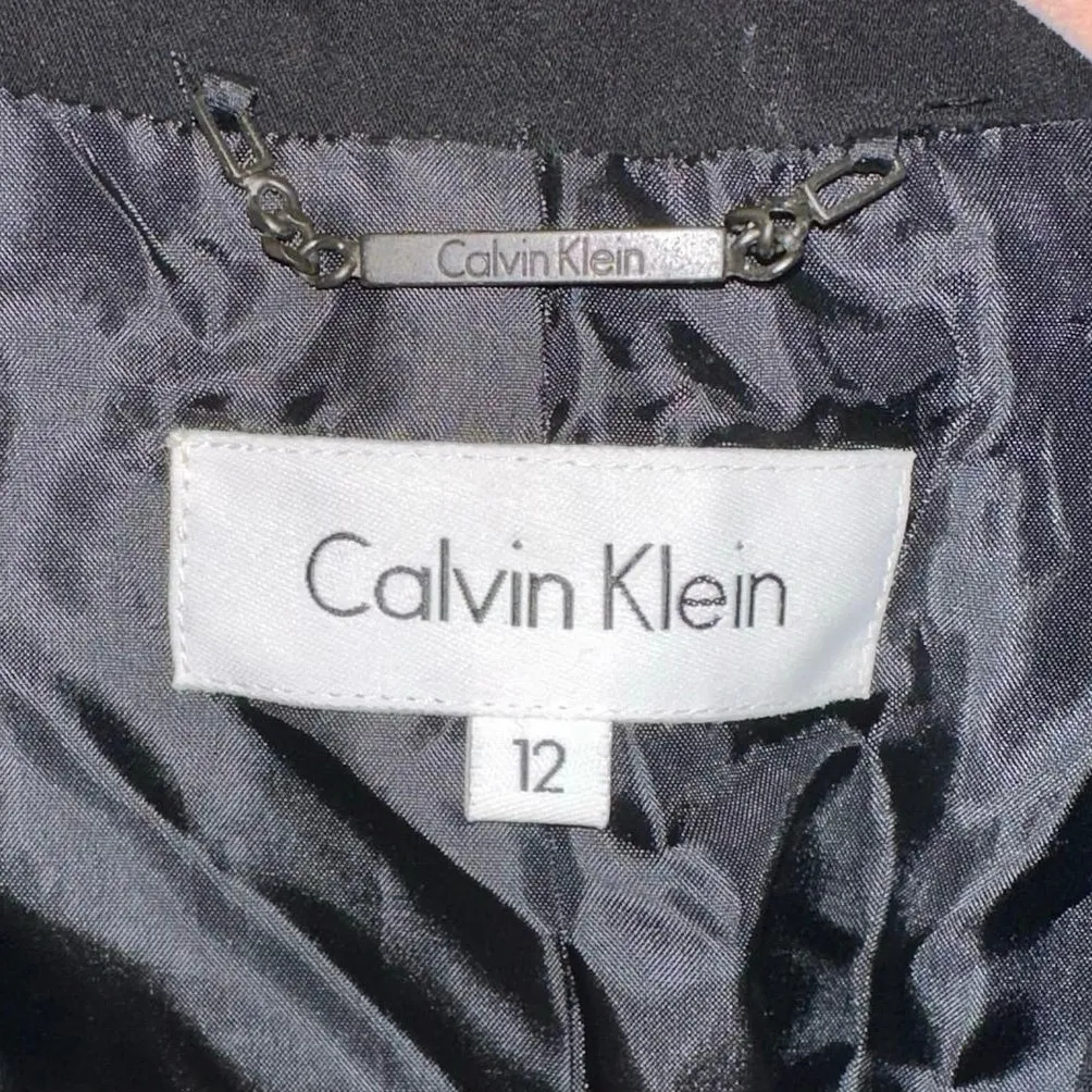 NWT Calvin Klein Black Blazer & Skirt Suit Set - Image 12