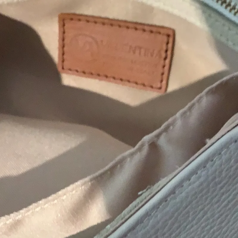 Valentina Cream‎ and Tan Crossbody Bag Italian leather Gold - Image 6