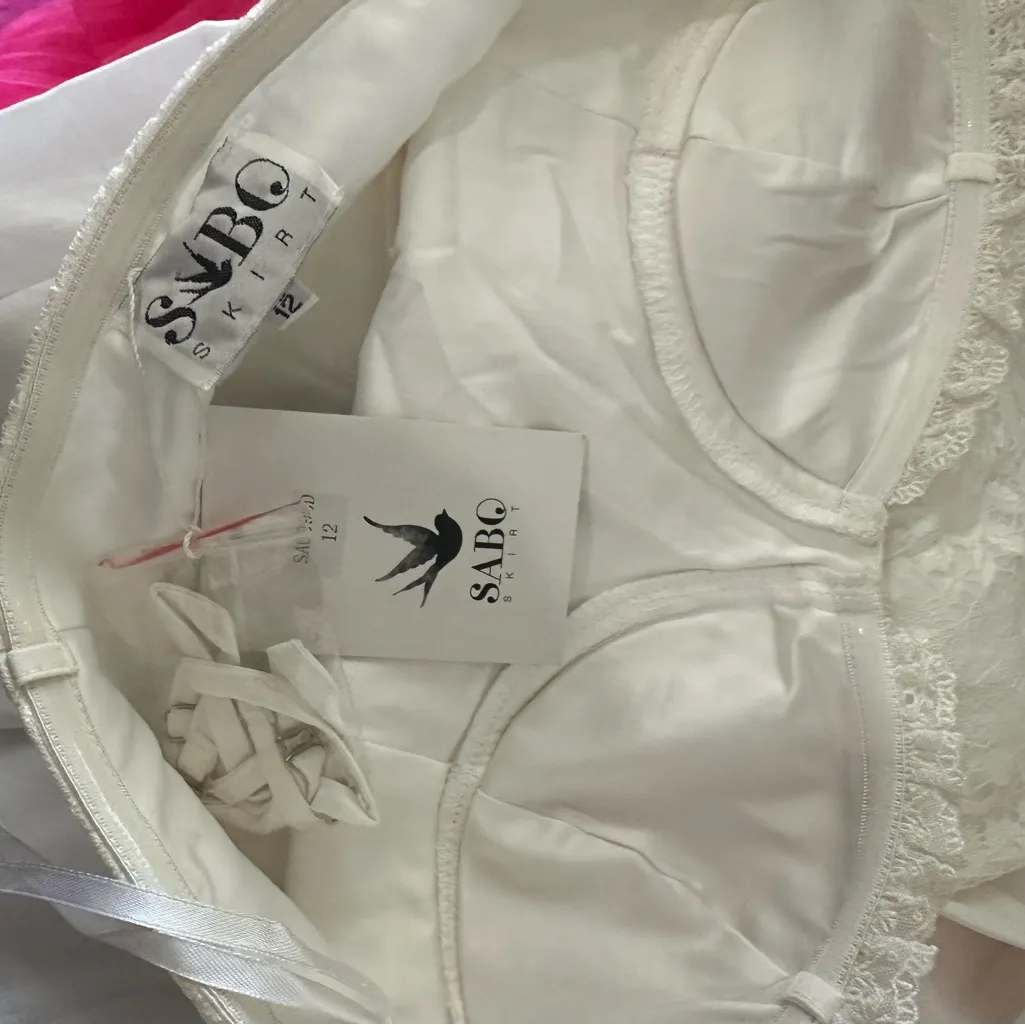 Sabo dress White One Shoulder Dress - Image 3