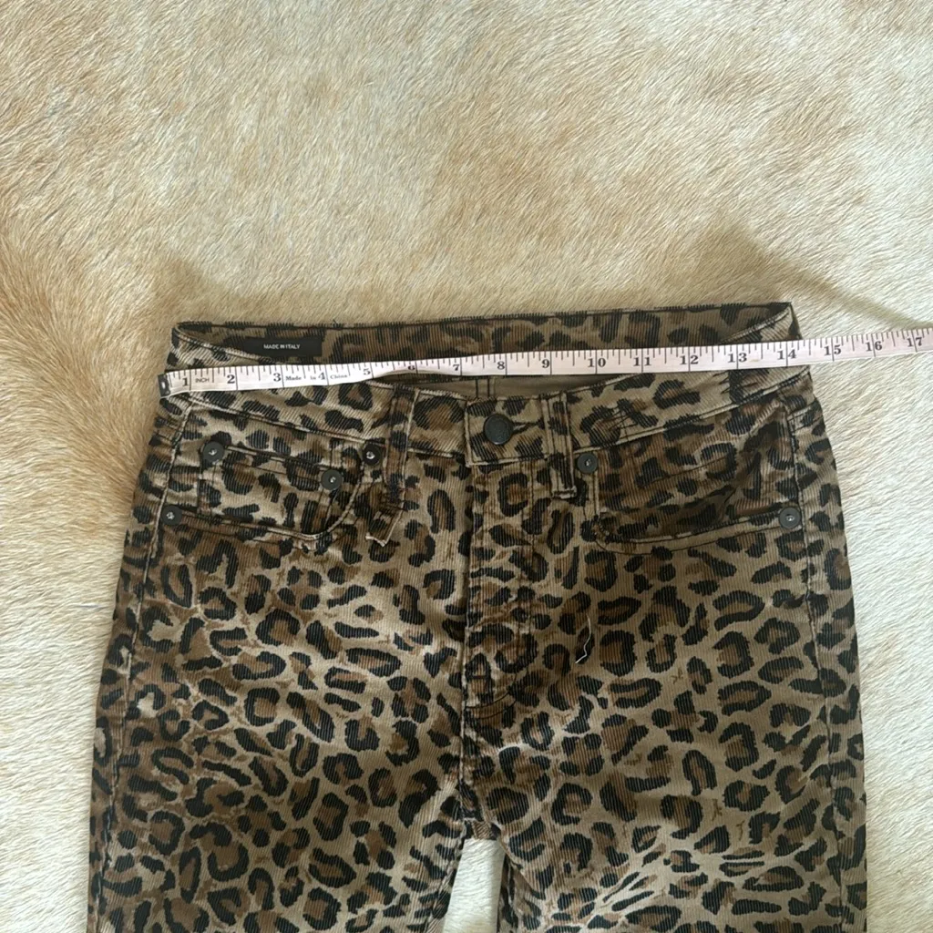 R13  Allison skinny Leopard Print Pants - Image 13