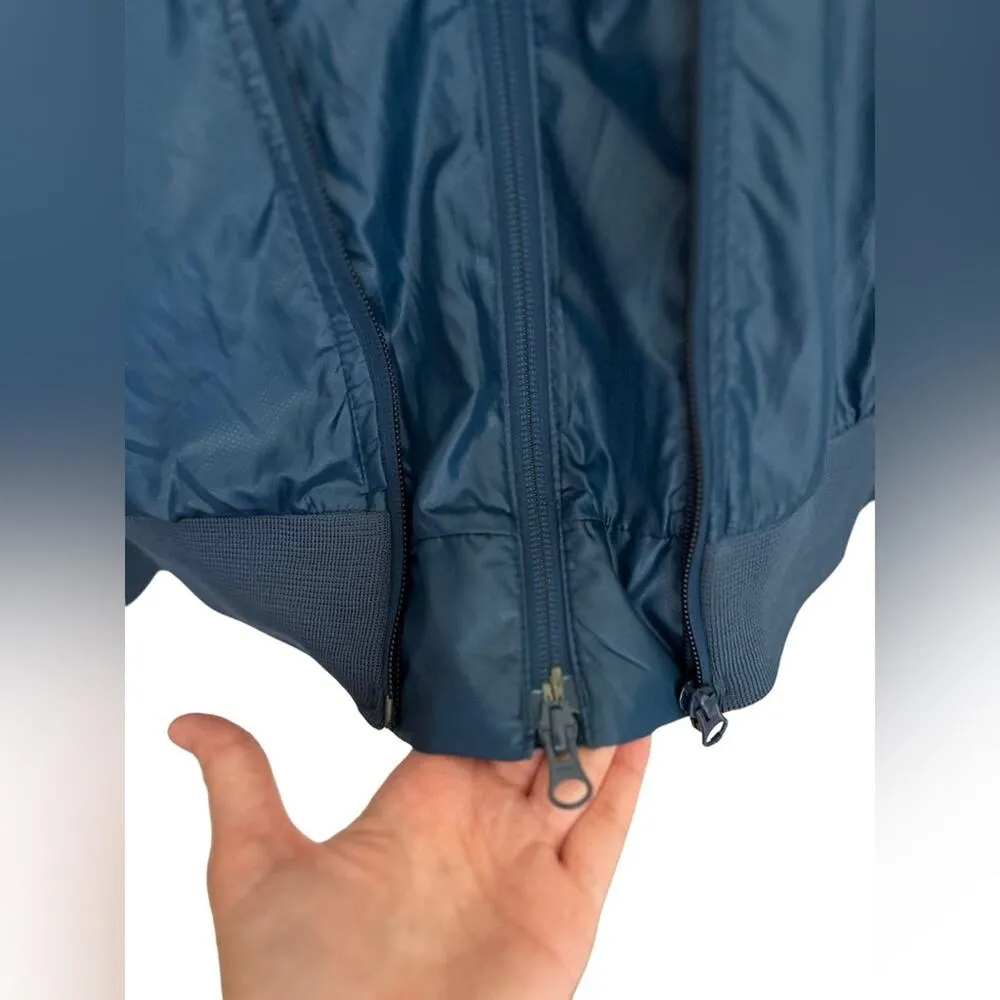 Women’s Adidas x Stella McCartney Blue Windbreaker Jacket Size Small - Image 6