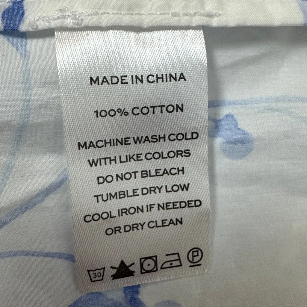 Hill House The Ellie Nap Dress Blue Botanical  XS - Image 8