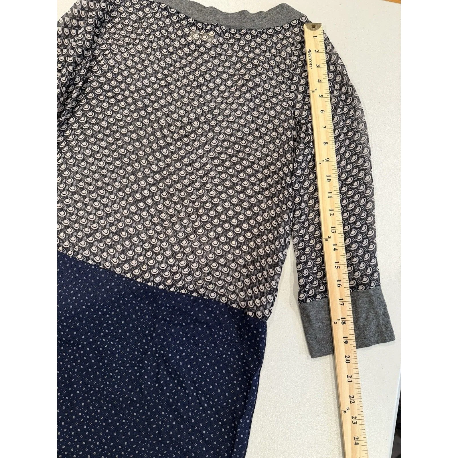 Rozae Nichols Dress Womens XS Sheer Dainty 100% Silk Quiet Luxury Retro Mod - Image 5