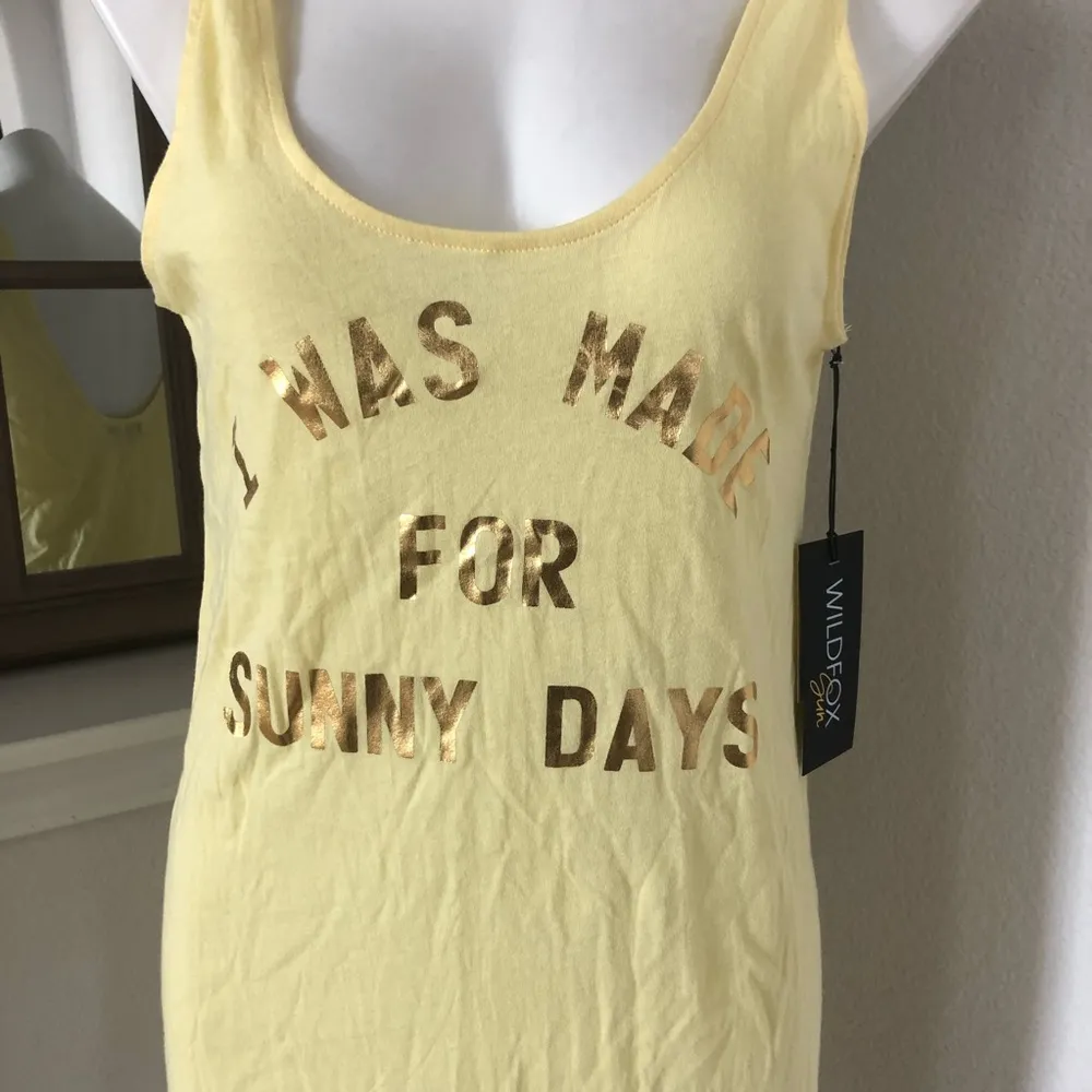 Wildfox SUN Sunny Days Poolside Scoop Neck Swim CoverUp Size S, New w/Tag - Image 3