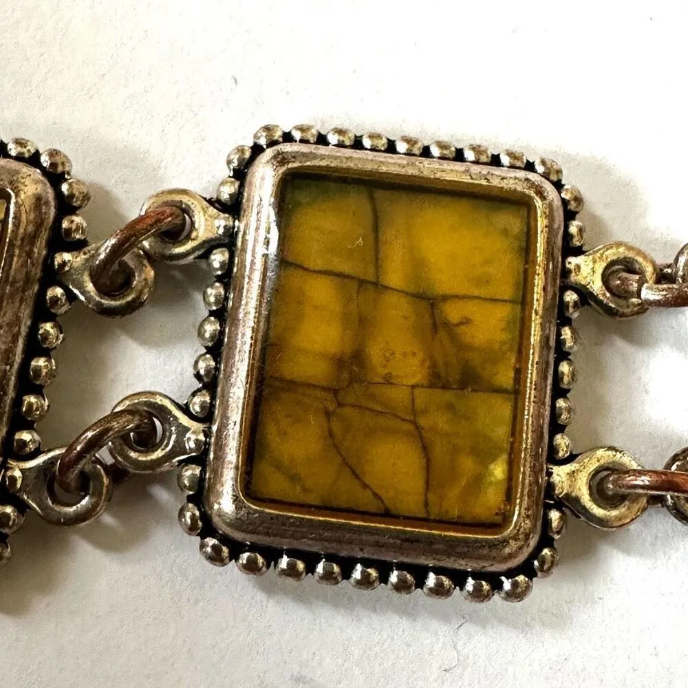 Premier Designs  reversible yellow spiral bracelet - Image 2