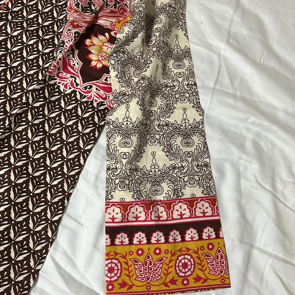 NWT Pakistani Indian designer kurta kameez shirt Brown - Image 4
