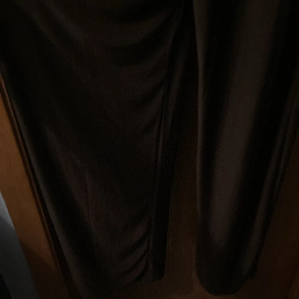 Boohoo Night Black Wide Leg Pantsuit. 61” Long x 23” PTP x 33” Long Inseam. - Image 4