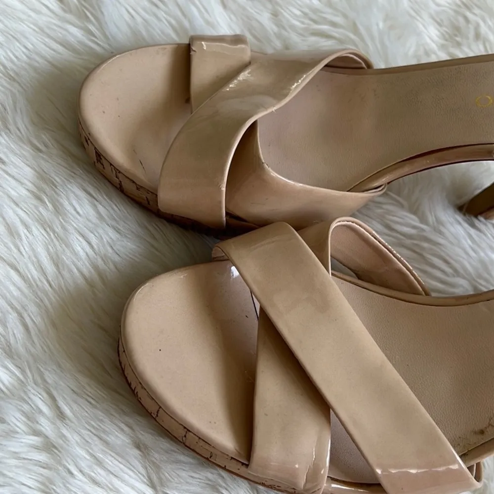 Franco Sarto Nude Heels - Image 9