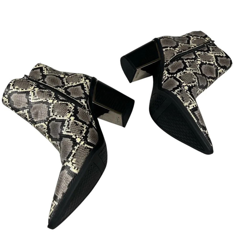 Circus Sam Edelman Snake Skin Print Booties - Image 6