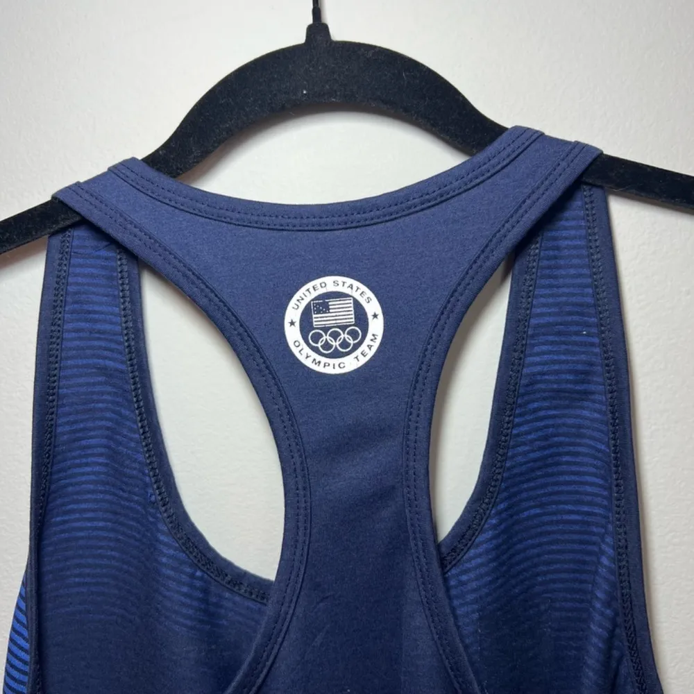 Nike Team USA Racerback Dri-Fit Tank Top Navy Blue 2016 Olympics Shirt Womens XL - Image 7