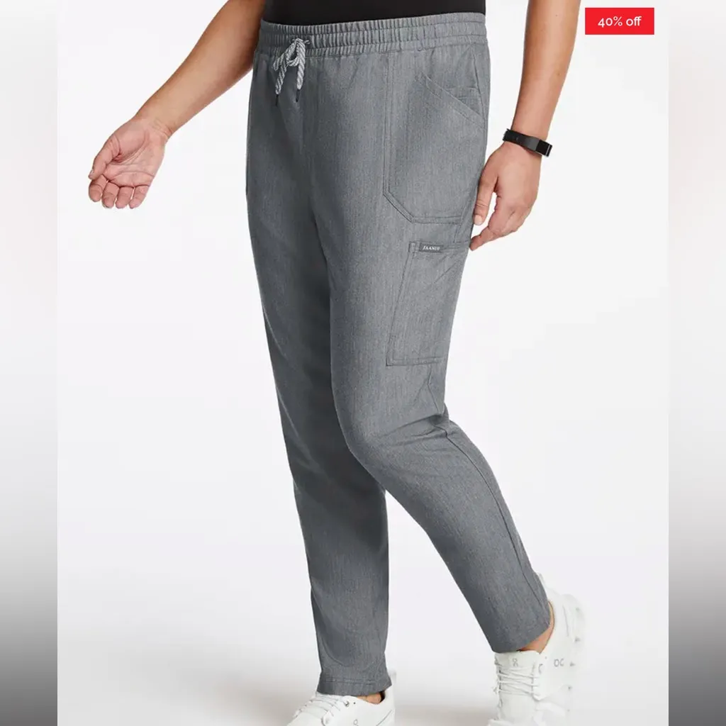 🖤-‎ Jaanuu Women's 8-Pocket Cargo Scrub Pant - black - Image 3