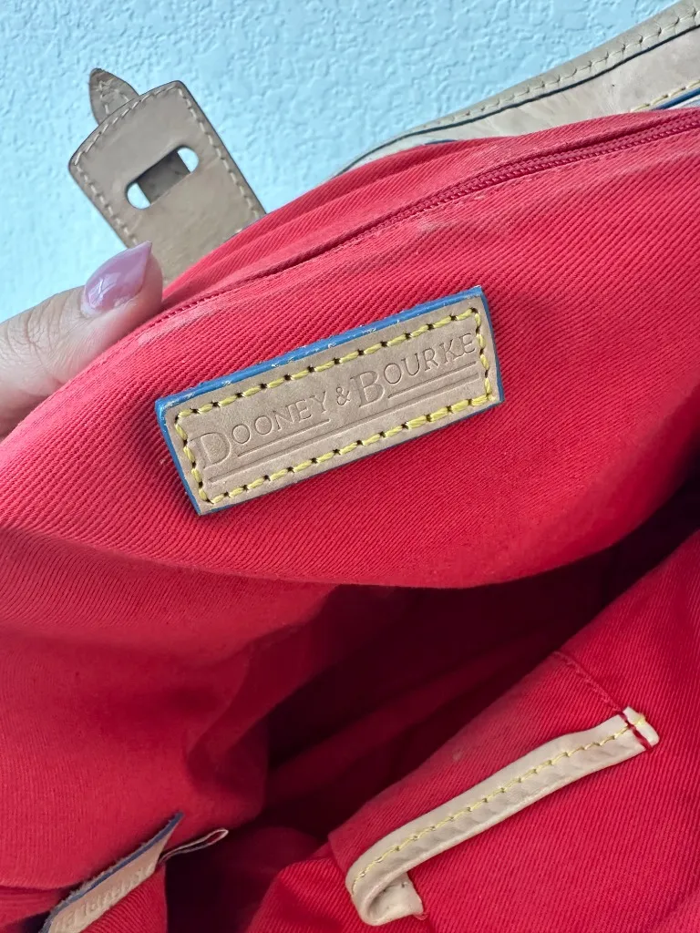 Dooney & Bourke Pastel Patch Work Tote Bag - Image 6