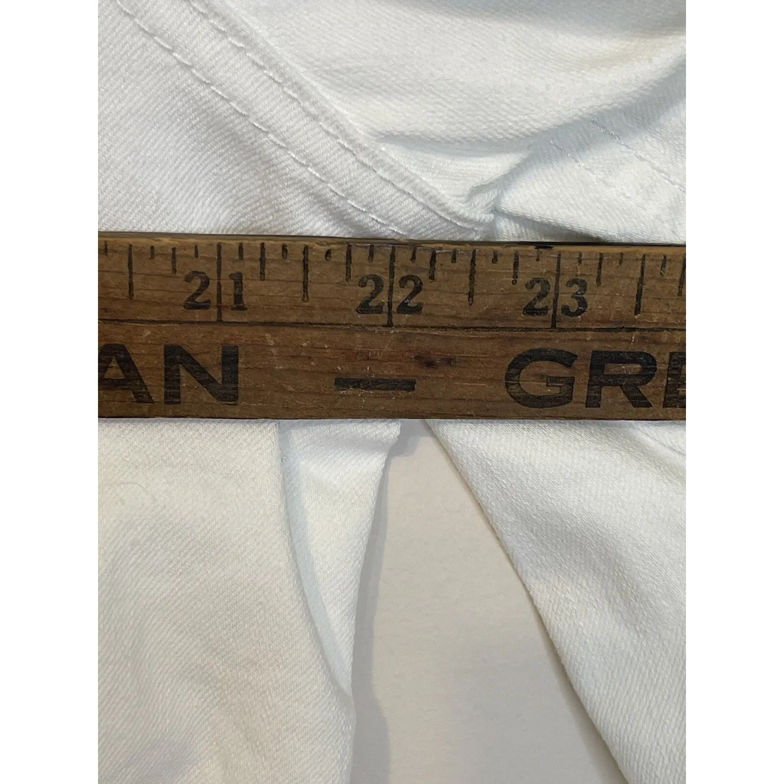 Denim 24/7 White‎ Jacket 16w Trucker Style - Image 6