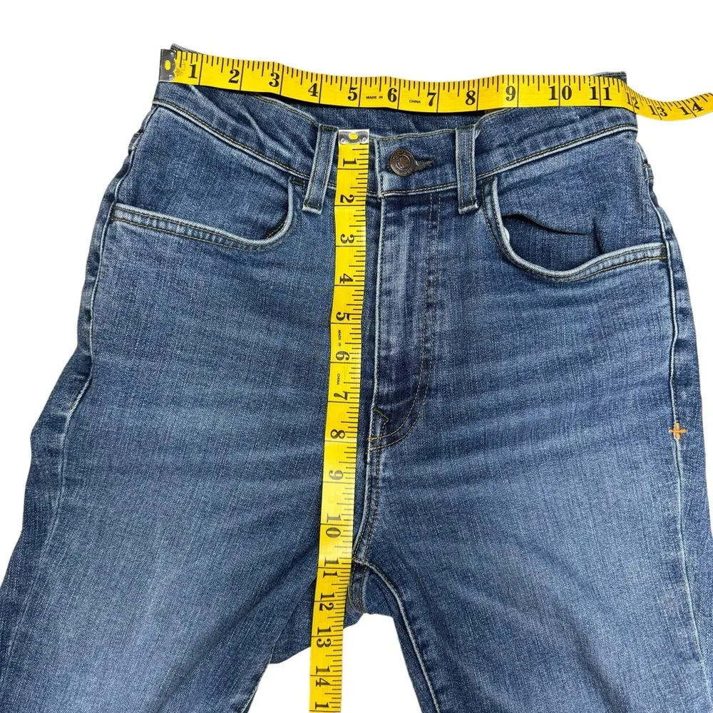 Imogene + Willie Elizabeth Indigo High-rise Skinny Leg Stretch Denim Jeans SZ 25 - Image 13