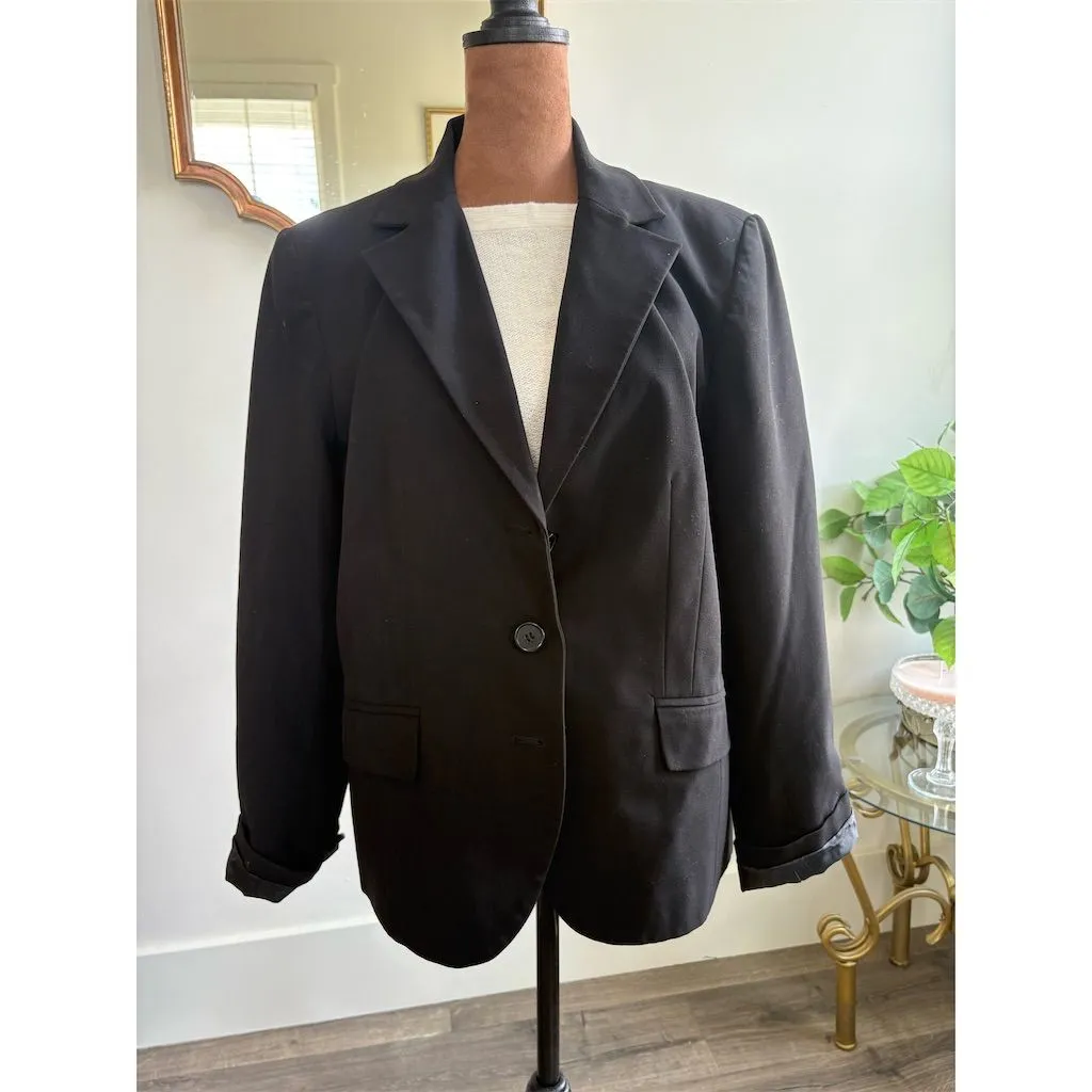 Apostrophe Women's Black‎ Blazer Jacket Size 14 - Image 2