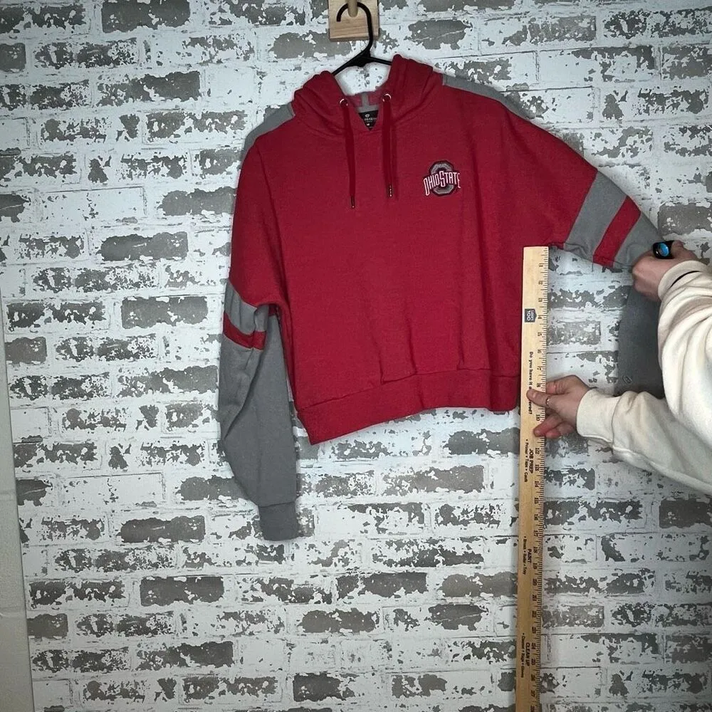 Colosseum | women cropped Ohio state hoodie - Image 5