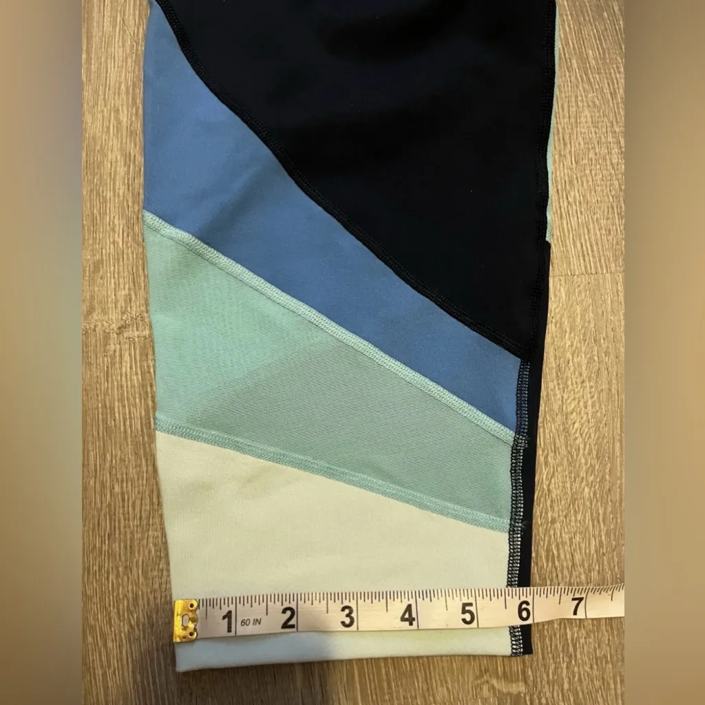 Old Navy Active Elevate Leggings Go Dry Womens 3X NWT Blue Activewear 24”Inseam - Image 5